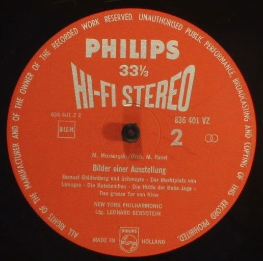Philips 610301 VR - Modest Mussorgsky, New York Philharmonic, Le - Image 4