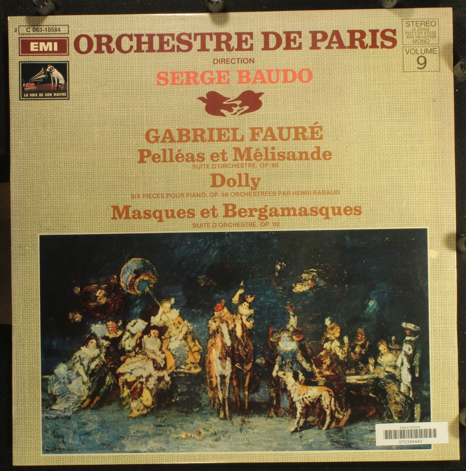 La Voix De Son Maître 2 C 063-10584 - Orchestre De Paris, Serge