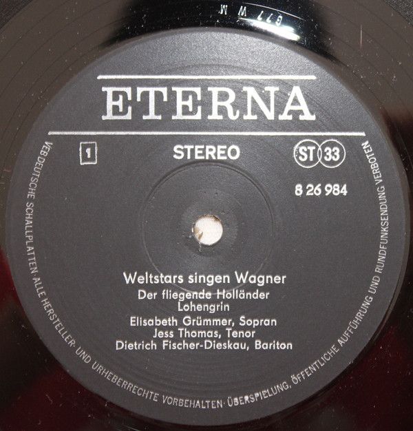 Eterna 8 26 984 - Richard Wagner - Weltstars Singen Wagner - Image 3