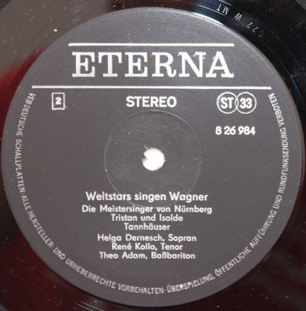 Eterna 8 26 984 - Richard Wagner - Weltstars Singen Wagner - Image 4