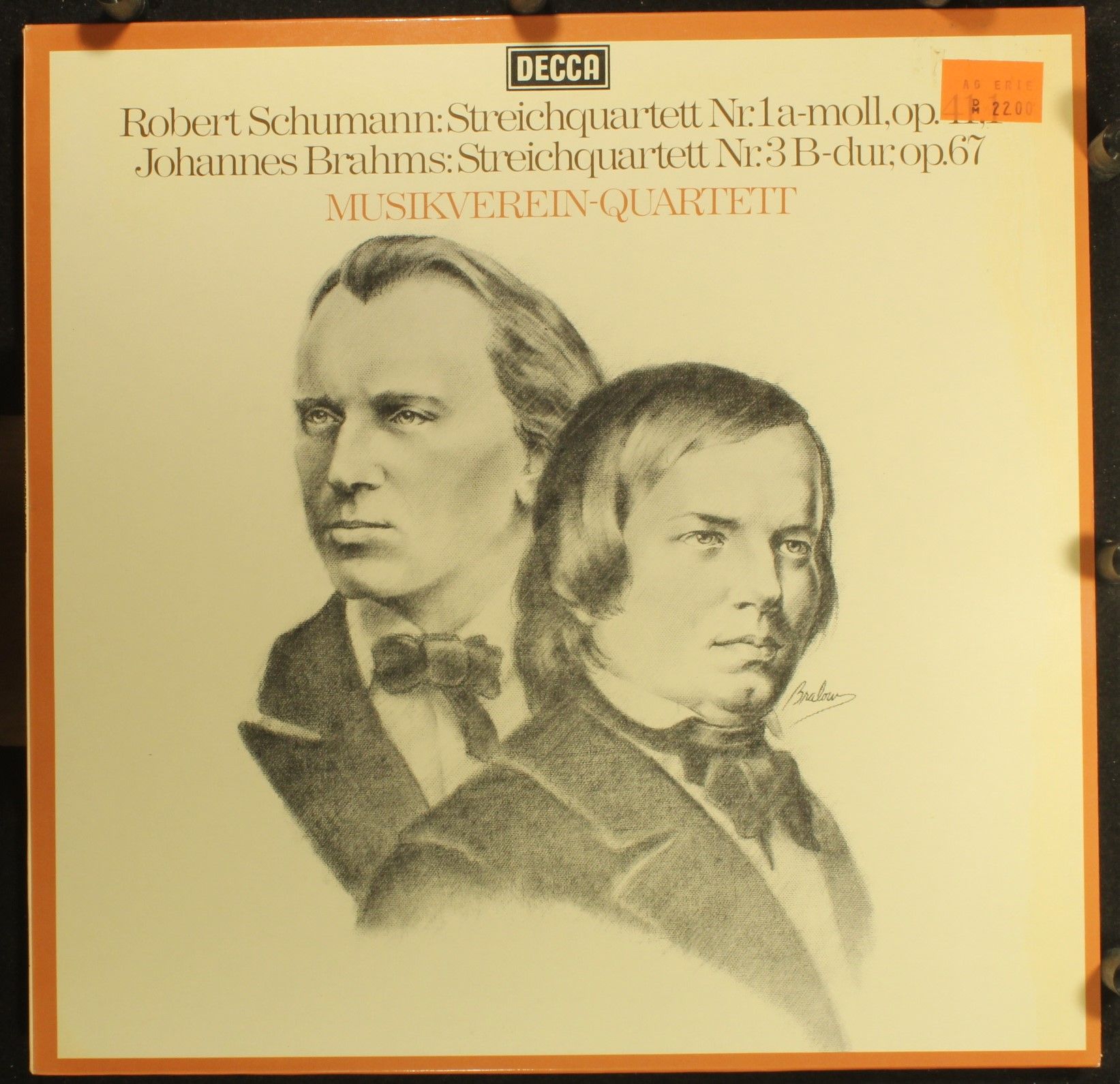 DECCA 6.42242 AP - Robert Schumann, Johannes Brahms, Musikverein