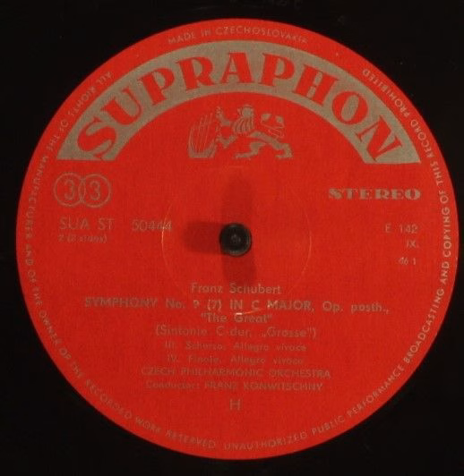 Supraphon SUA ST 50444 - Franz Schubert, The Czech Philharmonic - Image 4