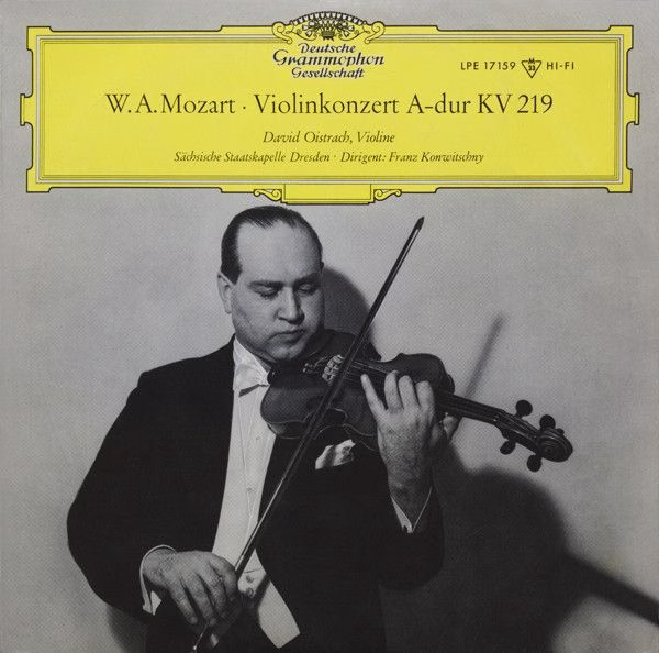 Deutsche Grammophon LPE 17 159 - Wolfgang Amadeus Mozart, David