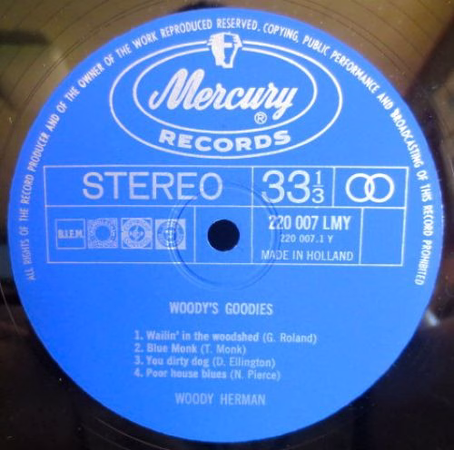 Mercury 220 007 LMY - Woody Herman - Woody's Goodies - Image 3