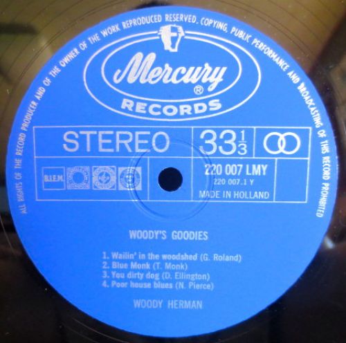 Mercury 220 007 LMY - Woody Herman - Woody's Goodies - Image 3