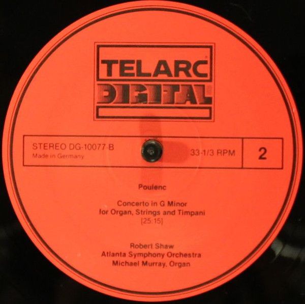 Telarc DG-10077 - Francis Poulenc, Robert Shaw, Atlanta Symphony - Image 5