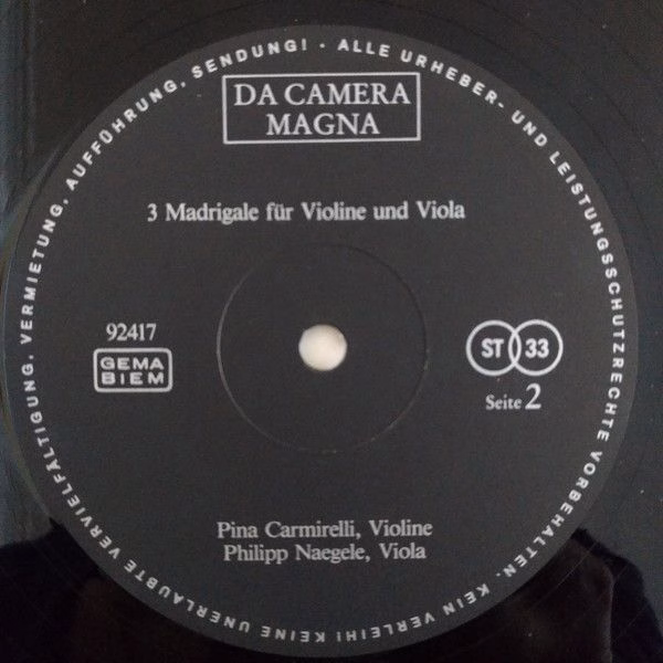 Da Camera Magna sm 92417 - Bohuslav Martinů, Quatuor Elyséen, Ph - Image 4
