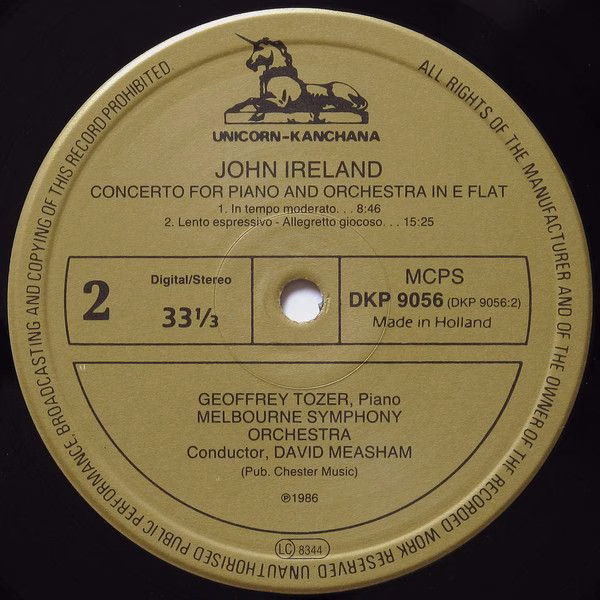 Unicorn-Kanchana DKP 9056 - Edmund Rubbra, Carl Pini, John Irela - Image 4