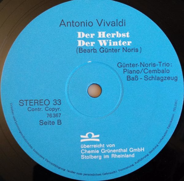 Grünenthal TST 76 367 - Antonio Vivaldi - Gestern Und Heute (Der - Image 4