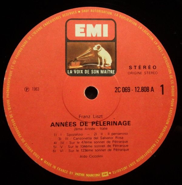 La Voix De Son Maître 2C 069-12808 - Franz Liszt, Aldo Ciccolini - Image 4