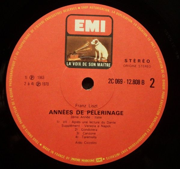 La Voix De Son Maître 2C 069-12808 - Franz Liszt, Aldo Ciccolini - Image 5