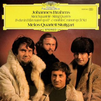 Deutsche Grammophon 2530 345 - Johannes Brahms, Melos Quartett -