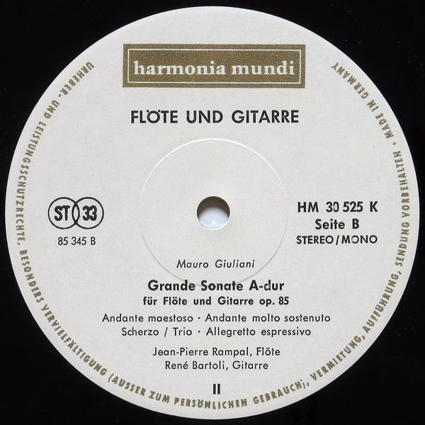 Harmonia Mundi HM 30 525 K - Jean-Pierre Rampal, René Bartoli - - Image 4