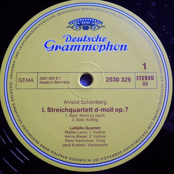 Deutsche Grammophon 2530 329 - Arnold Schoenberg, Lasalle Quarte - Image 3
