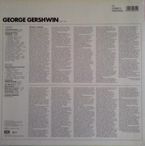 His Master's Voice 27 0431 1 - Leonard Pennario, George Gershwin - Image 2