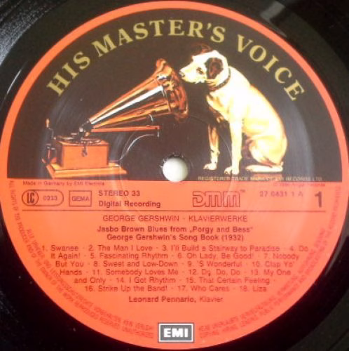 His Master's Voice 27 0431 1 - Leonard Pennario, George Gershwin - Image 3