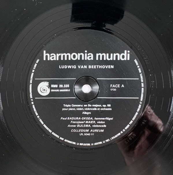 Deutsche Harmonia Mundi HM 20335 - Ludwig van Beethoven, Collegi - Image 3