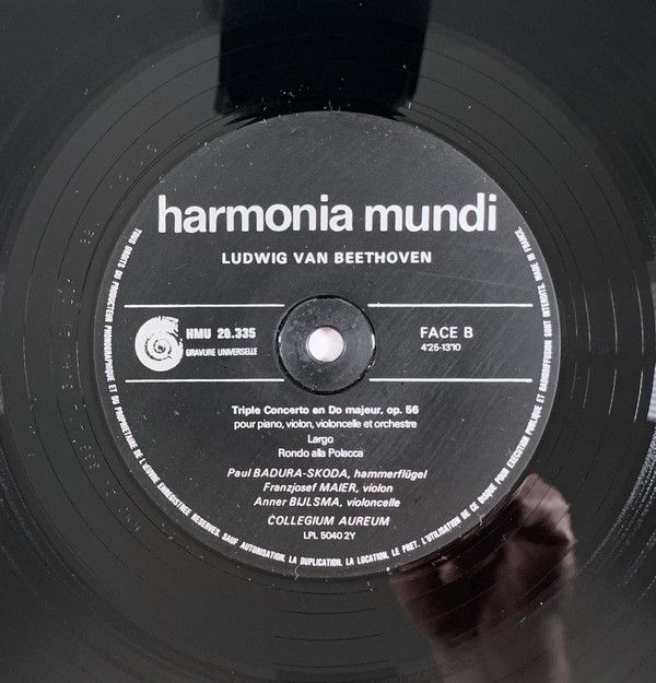 Deutsche Harmonia Mundi HM 20335 - Ludwig van Beethoven, Collegi - Image 4