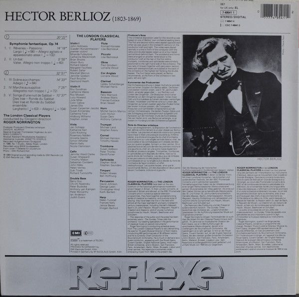 His Master's Voice 7 49541 1 - Hector Berlioz, London Classical - Image 2