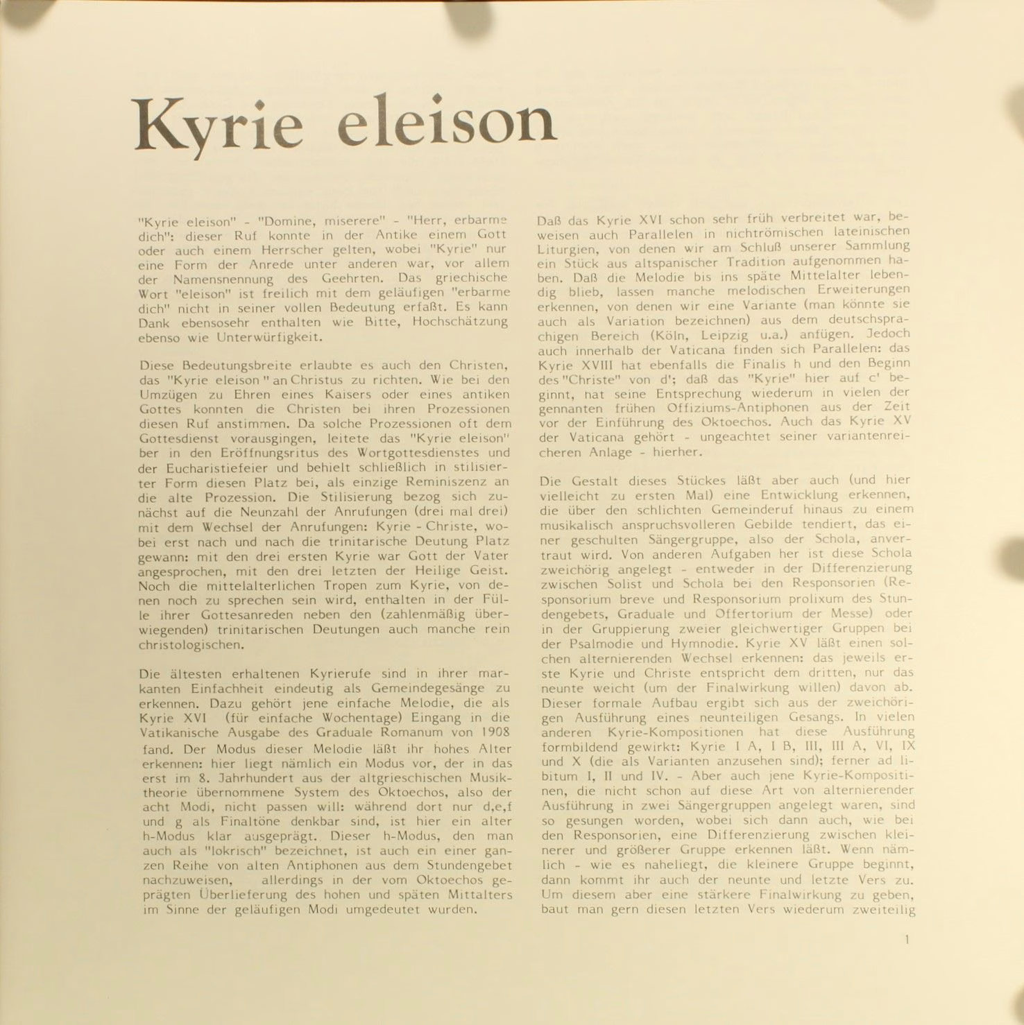 Motette Ursina M 50450 - Various - Ars Gregoriana 10 - Kyrie - Image 3