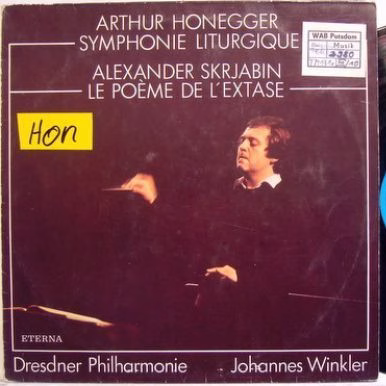 Eterna 8 27 765 - Arthur Honegger, Alexander Scriabin, Dresdner