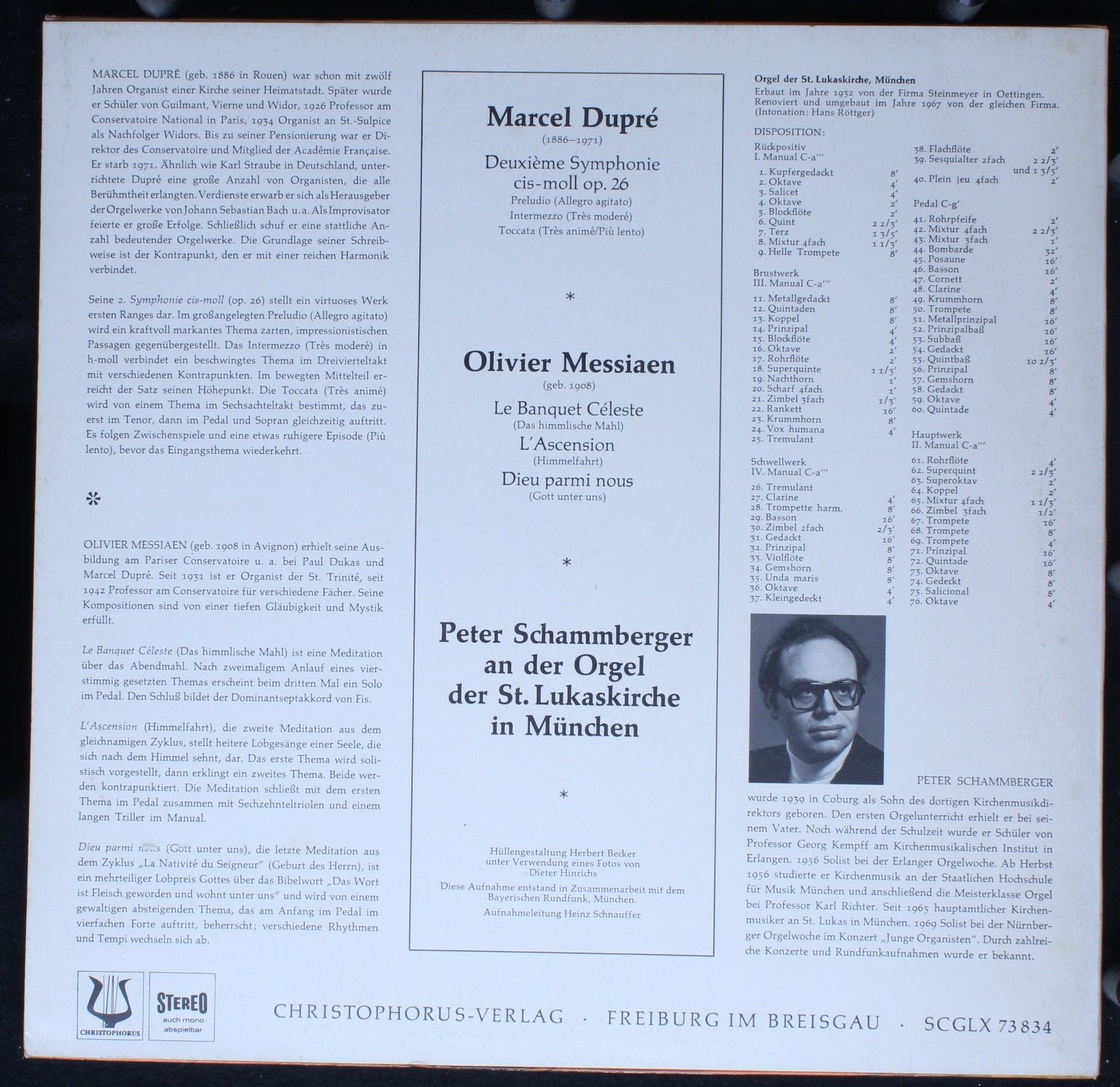 Christophorus SCGLX 73 834 - Marcel Dupré, Olivier Messiaen, Pet - Image 2