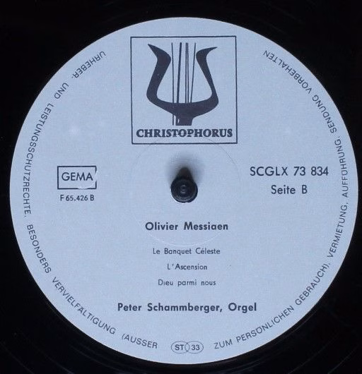 Christophorus SCGLX 73 834 - Marcel Dupré, Olivier Messiaen, Pet - Image 4