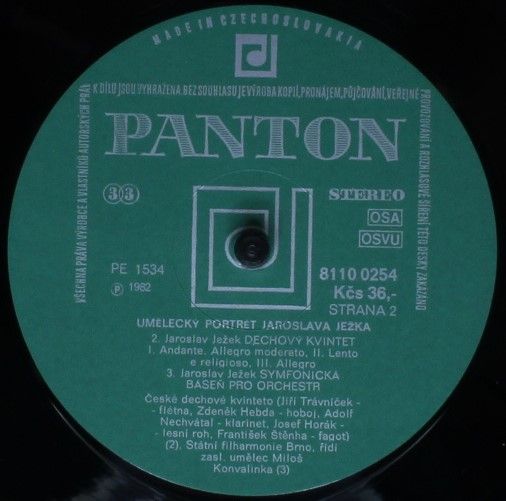 Panton 8110 0254 - Jaroslav Ježek - Sonáta Pro Housle A Klavír / - Image 4