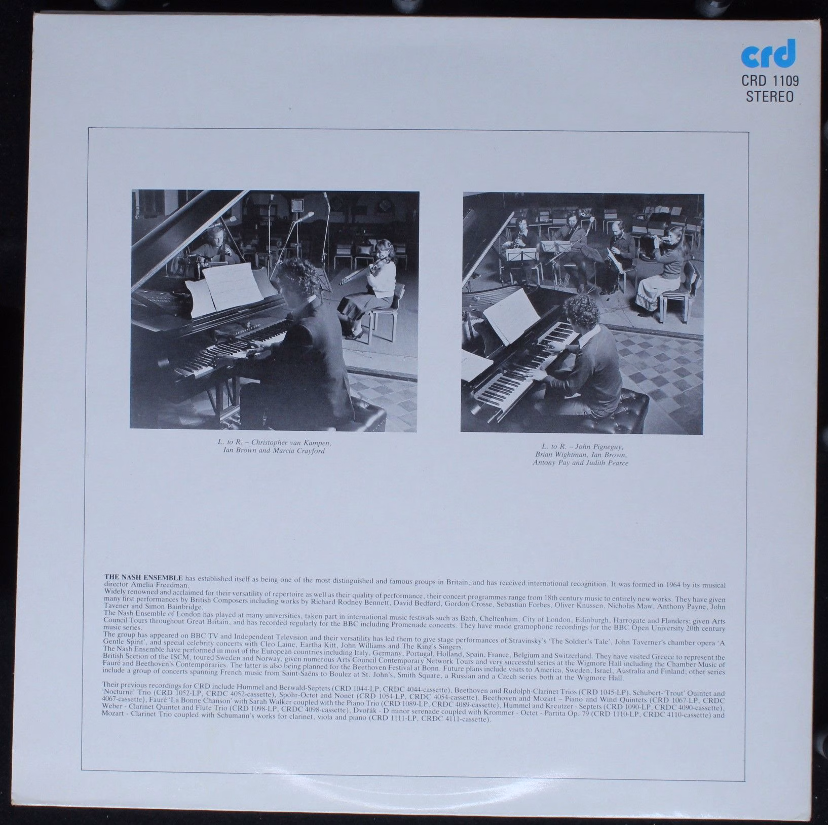 CRD Records CRD 1109 - Anton Stepanovich Arensky, Nikolai Rimsky - Image 2