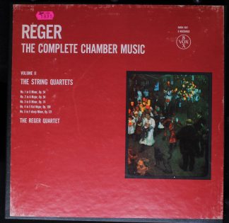 VOX (6) SVBX 587 - Max Reger, Reger Quartett - The Complete Cham