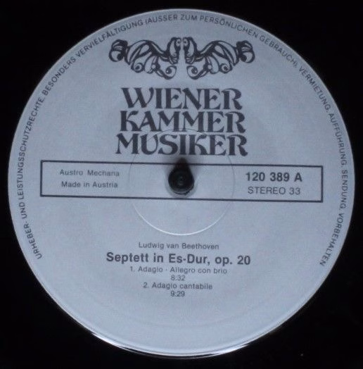 Not On Label 120 389 - Ludwig van Beethoven, Wiener Kammermusike - Image 3