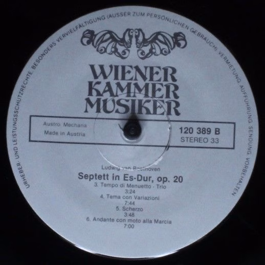 Not On Label 120 389 - Ludwig van Beethoven, Wiener Kammermusike - Image 4
