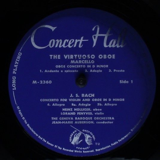 Concert Hall MMS-2360 - Benedetto Marcello, Johann Sebastian Bac - Image 3