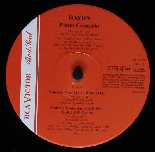 RCA Victor Red Seal RL 87948 - Vladimir Spivakov, Yevgeny Kissin - Image 4
