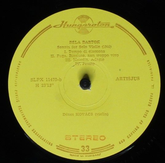 Hungaroton SLPX 11479 - Béla Bartók, Dezső Ránki, Zoltán Kocsis, - Image 6