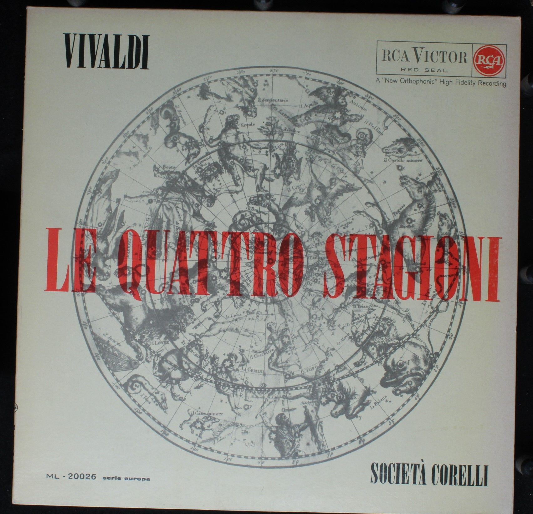 RCA Victor Red Seal ML-20026 - Antonio Vivaldi, Società Corelli