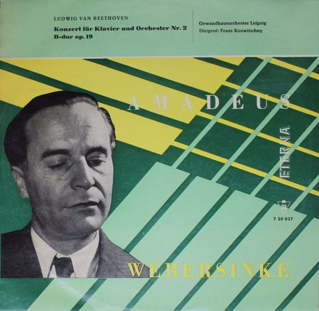 Eterna 7 20 027 - Amadeus Webersinke, Ludwig van Beethoven, Gewa