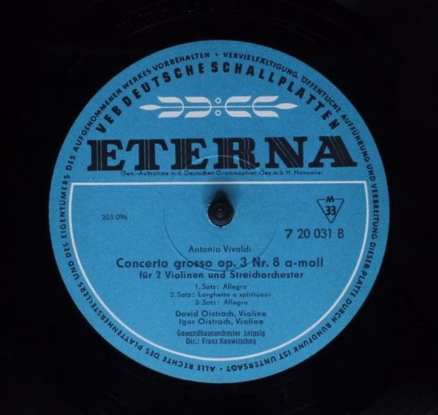 Eterna 7 20 031 - David Oistrach, Igor Oistrach, Gewandhausorche - Image 4
