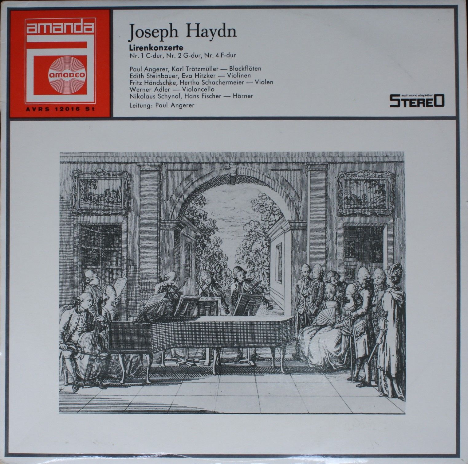 Amanda (3) AVRS 12016 - Joseph Haydn - Lirenkonzerte Nr. 1 C-dur