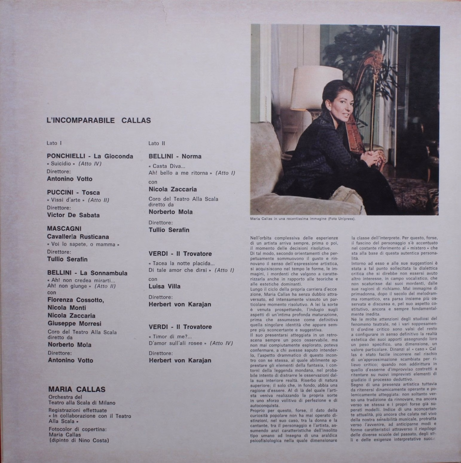 La Voce Del Padrone 3C065-00741 - Maria Callas - L'Incomparabile - Image 4