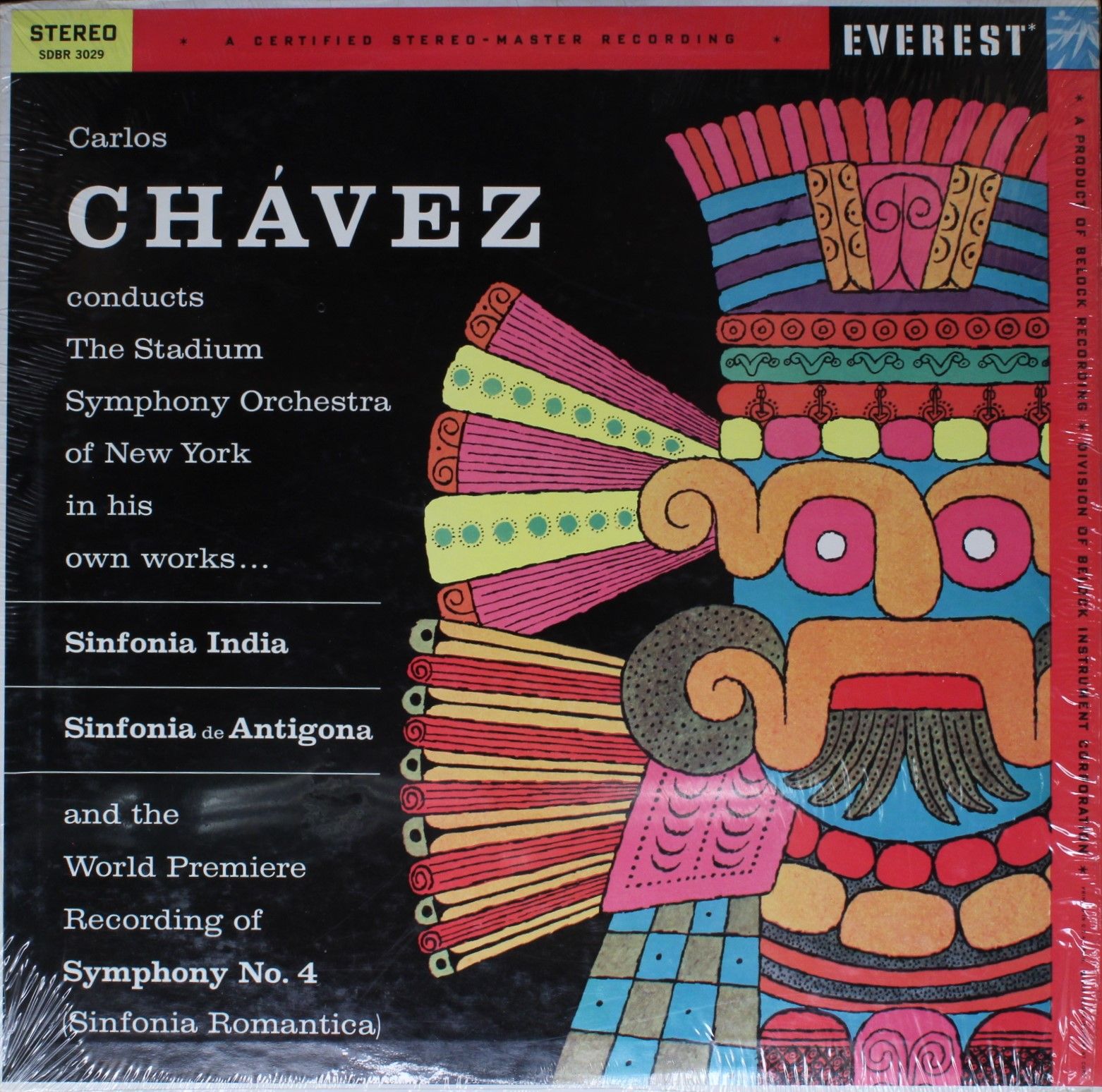 Everest SDBR 3029 - Carlos Chávez, The Stadium Symphony Orchestr