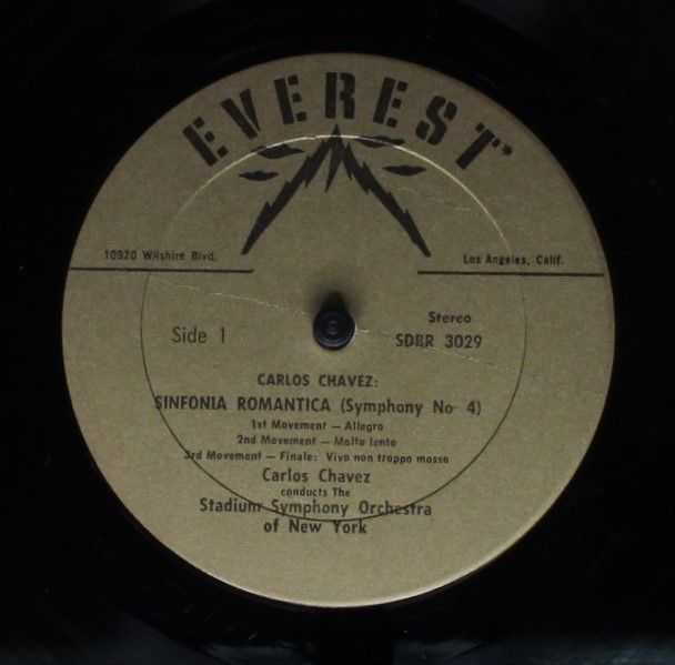 Everest SDBR 3029 - Carlos Chávez, The Stadium Symphony Orchestr - Image 3
