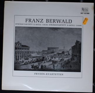Swedish Society Discofil SLT 33180 - Frydénkvartetten, Franz Ber