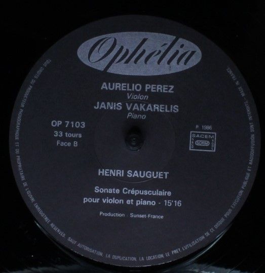 Ophélia (2) OP 7103 - Francis Poulenc, Henri Sauguet - Sonate Po - Image 4