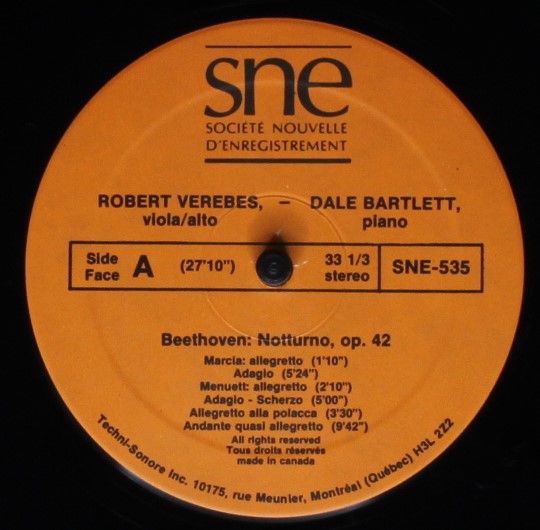 sne (Société Nouvelle d'Enregistrement) SNE-535 - Ludwig van Bee - Image 3
