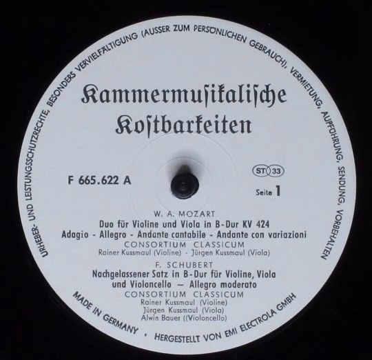 Not On Label F 665 622 - Wolfgang Amadeus Mozart, Franz Schubert - Image 3