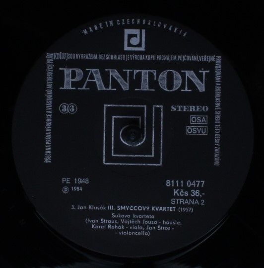 Panton 8111 047 - Alexej Fried, Jan Vičar, Jan Klusák - Sonatina - Image 4