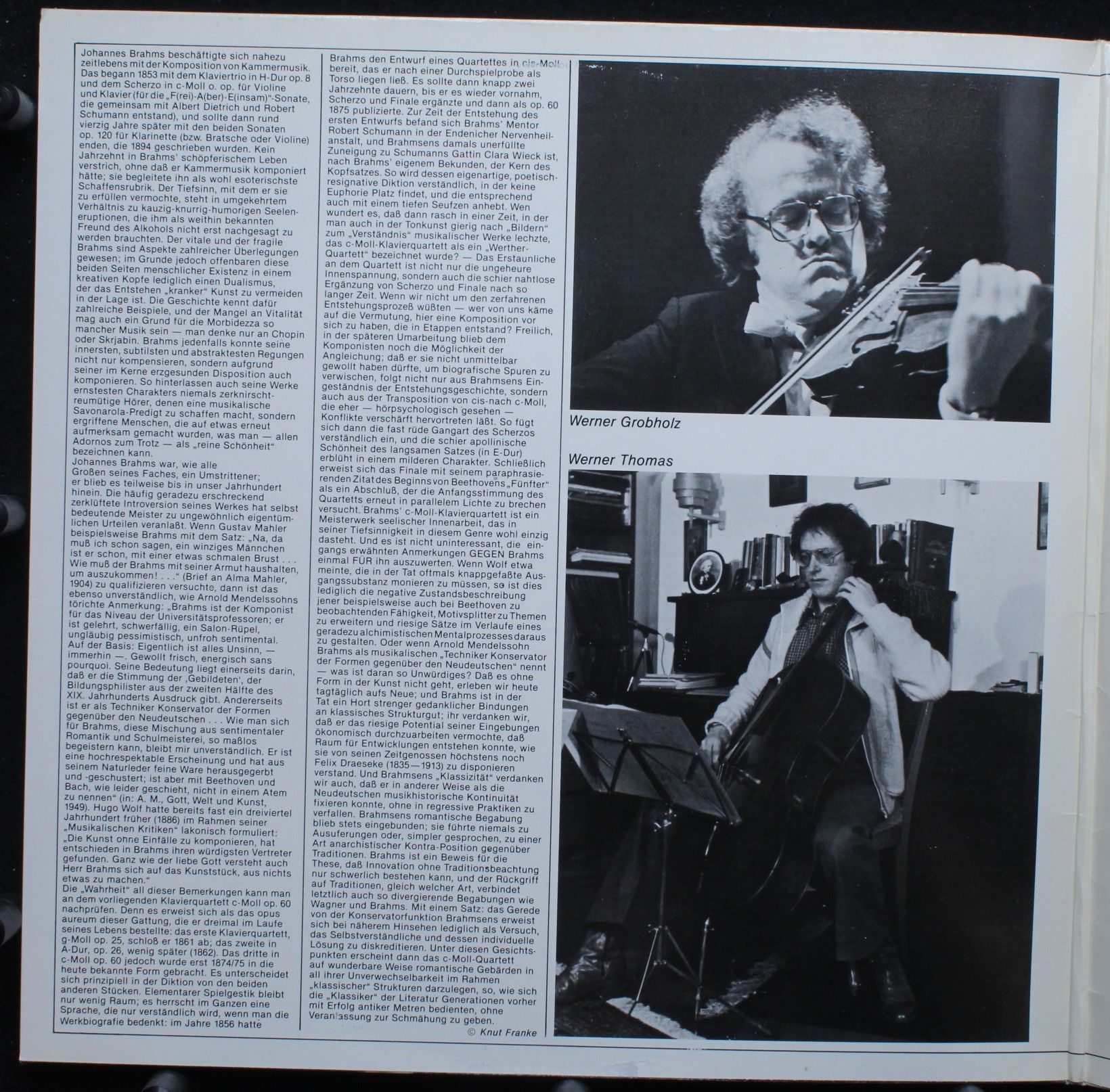 Bellaphon 68 01 003 - Álvarez Klavierquartett, Johannes Brahms - - Image 2