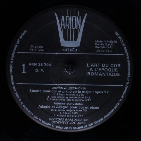 ARION ARN 36704 - Ludwig van Beethoven, Robert Schumann, Johanne - Image 5