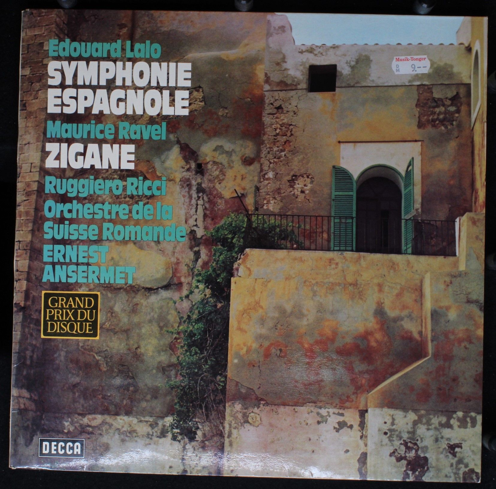 DECCA 6.41833 AF - Édouard Lalo, Maurice Ravel, Ruggiero Ricci,